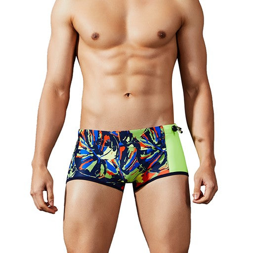 The Tropic Draw String Swim Boxer Shorts