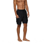 Black Solids String Swim Shorts