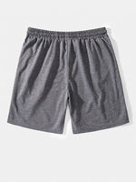 Mid Length Plain Beach Shorts