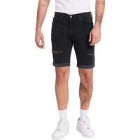 Casual Zipper Closure Denim Shorts