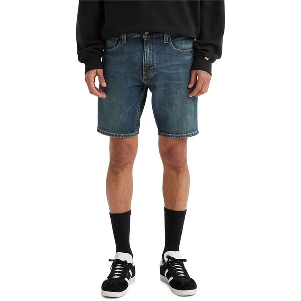 Zipper Closure Denim Shorts