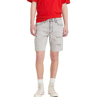 Zipper Closure Cut Off Shorts