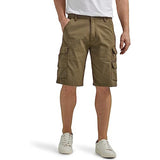 Stretch Zipper Closure Cargo Shorts