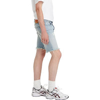 Zipper Closure Denim Shorts
