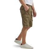 Stretch Zipper Closure Cargo Shorts