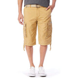 Button Closure Cargo Shorts