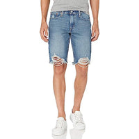 Casual Zipper Closure Denim Shorts