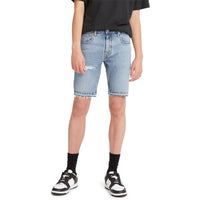 Zipper Closure Cut Off Shorts