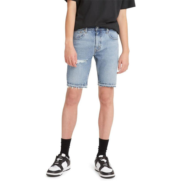 Zipper Closure Cut Off Shorts