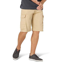 Stretch Zipper Closure Cargo Shorts