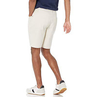 Zipper Closure Straight Fit Pocket Short