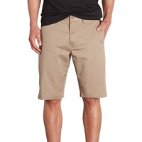 Casual Zipper Closure Chino Short