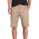 Casual Zipper Closure Chino Short