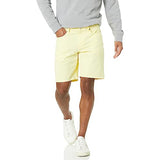 Zipper Closure Straight Fit Pocket Short