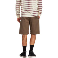 Casual Zipper Closure Chino Short