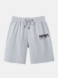 NASA Letter Printed Shorts