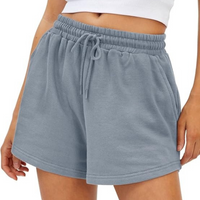 Soft Drawstring Lounge Shorts – Lightweight Comfort with Side Pockets