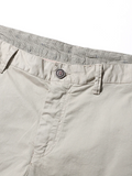 Plain Chino Shorts With Pocket