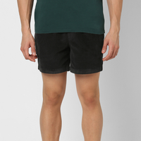 Casual Drawstring Shorts With Elastic Waistband