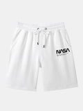 NASA Letter Printed Shorts