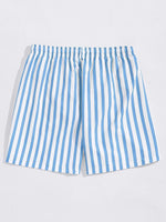 Summer Stripes Print Swim Shorts