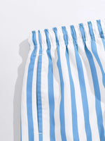 Summer Stripes Print Swim Shorts