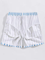 Summer Stripes Print Swim Shorts