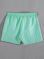 Striped Drawstring Versatile Shorts