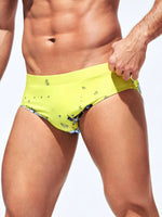 Cartoon Graphic Swim Brief