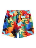 Non Stretch All Over Print Shorts