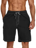 Drawstring Waist Swim Trunk