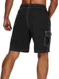 Drawstring Waist Swim Trunk