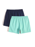 2 Pieces Drawstring Swim Trunks