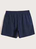 2 Pieces Drawstring Swim Trunks