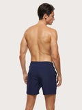 Drawstring Waist Swim Trunks