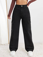 High Rise Straight Fit Jean