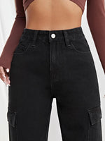 High Rise Straight Fit Jean