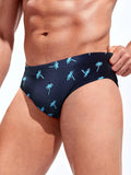 Tropical Print Swim Brief