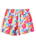 Tie Dye Waist Swim Trunks