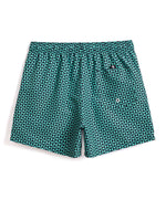 Non Stretch Allover Print Swim Trunks