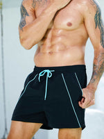 Contrast Waist Swim Trunks