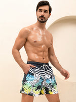 Tropical Print Swim Shorts