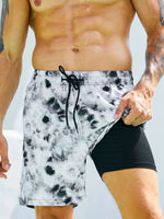 Drawstring Swim Trunks