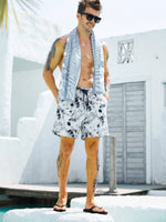 Drawstring Swim Trunks