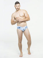 Tie Dye Drawstring Swim Briefs