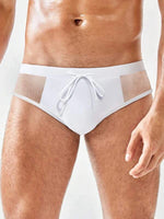 Insert Drawstring Waist Swim Brief