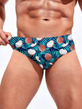 Coconut Print Swim Brief