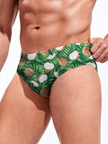 Coconut Print Swim Brief