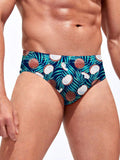 Coconut Print Swim Brief