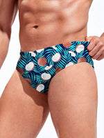 Coconut Print Swim Brief